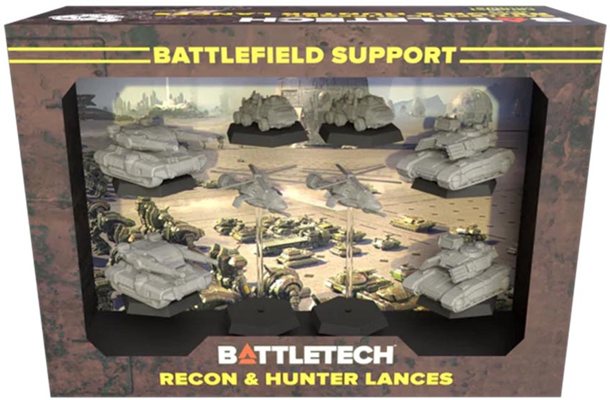BattleTech: Battlefield Support Recon & Hunter - Miniatures - Catalyst Game Labs