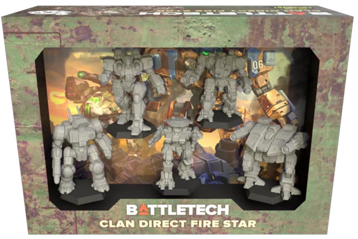 BattleTech: Clan Direct Fire Star - Miniatures - Catalyst Game Labs