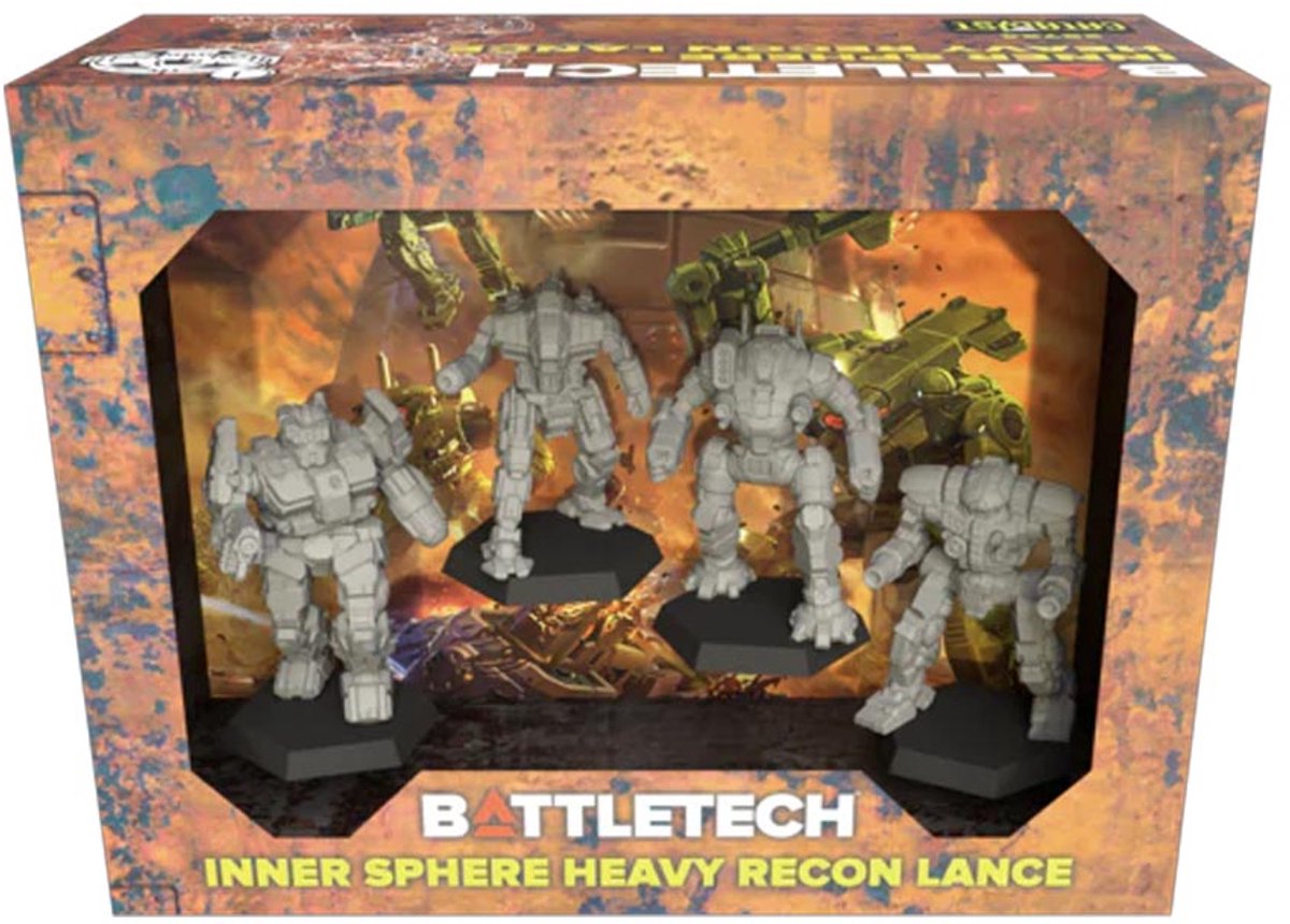 BattleTech: Inner Heavy Recon Lance - Miniatures - Catalyst Game Labs