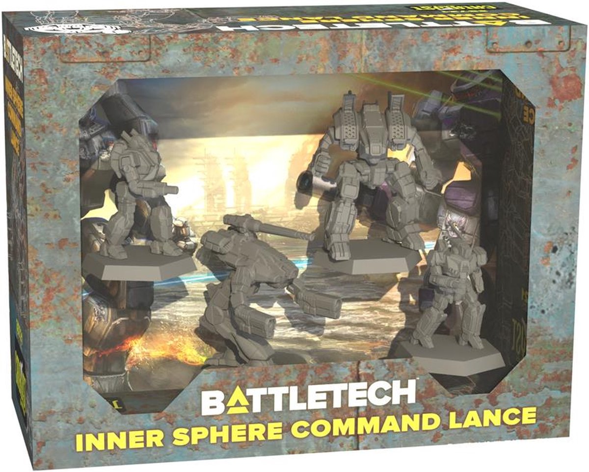 BattleTech: Inner Sphere Command Lance - Miniatuurspel - Iconische Mechs - Catalyst Game Labs