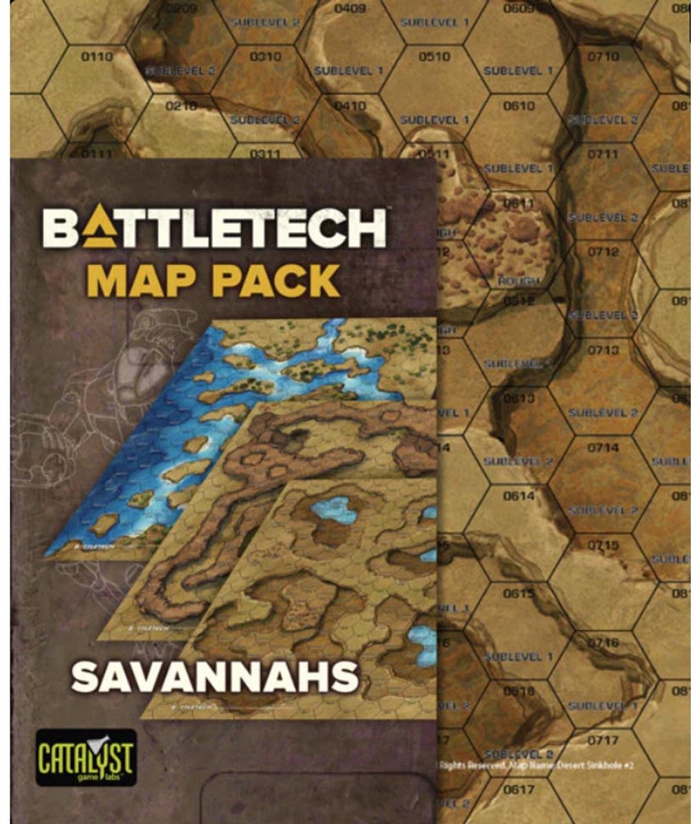 BattleTech Map Pack: Savannah - Catalyst Game Labs