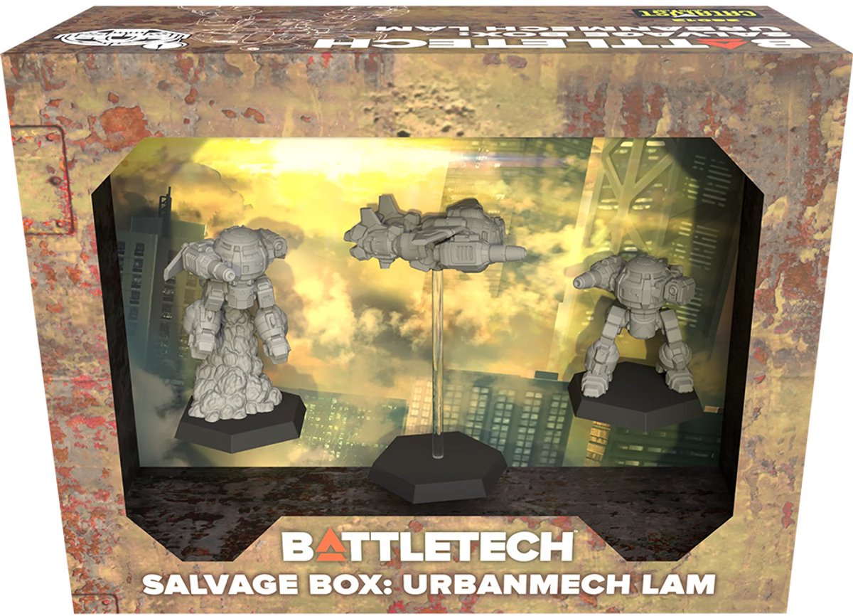 BattleTech: Salvage Box Urban Mech LAM - Miniatures - Catalyst Game Labs