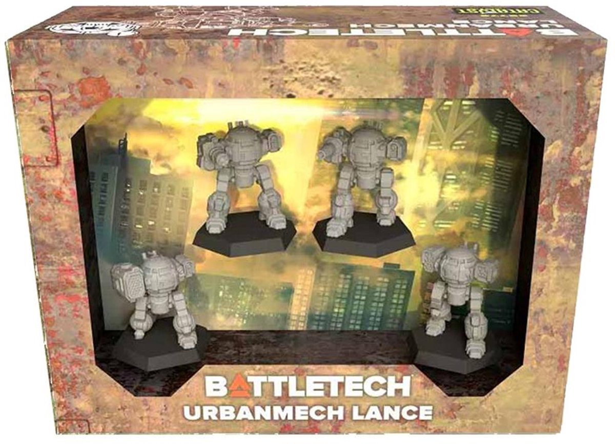 Battletech: Urbanmech Lance Force Pack - Miniatures - Catalyst Game Labs