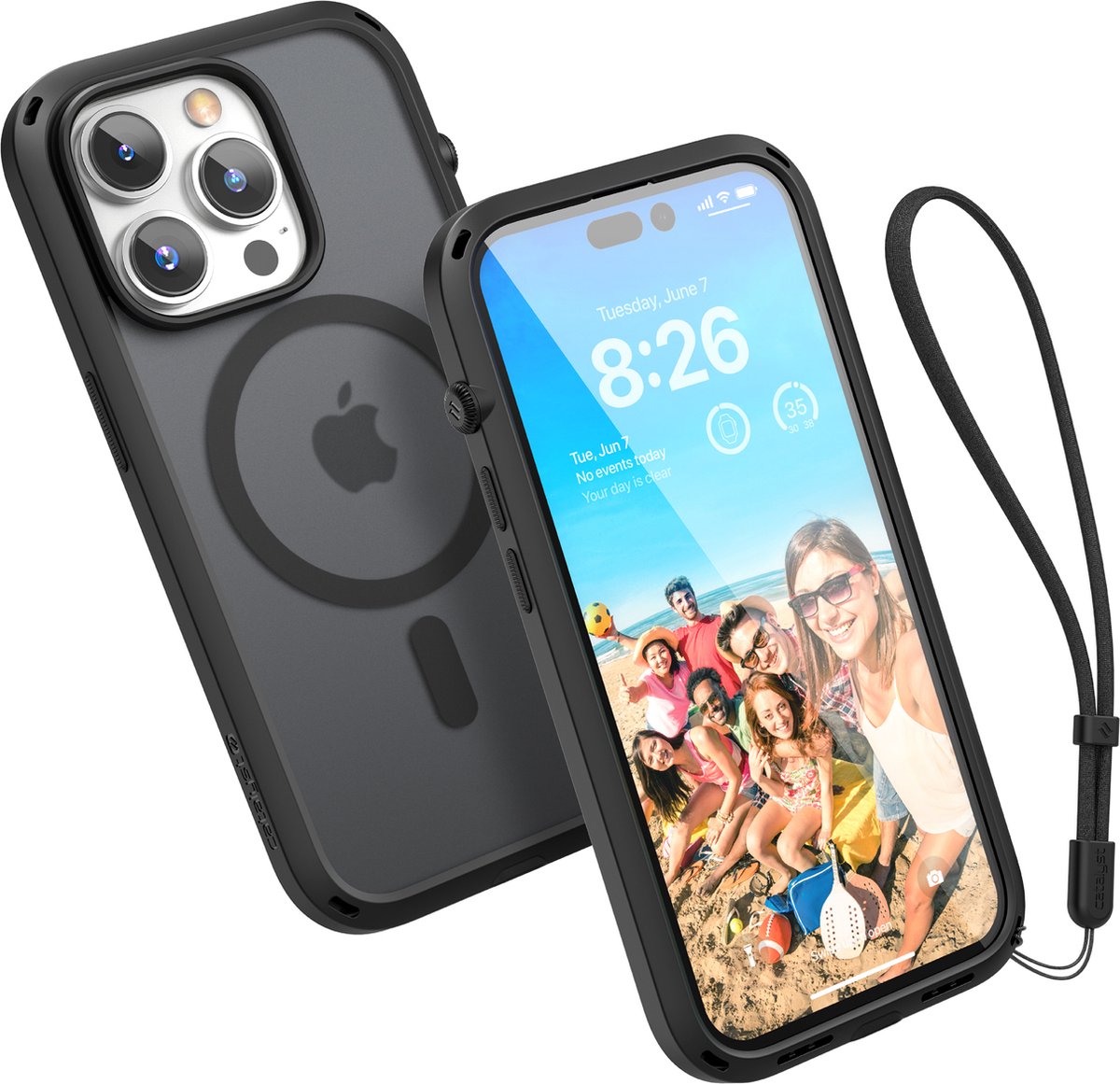 Catalyst Influence Hoesje met MagSafe iPhone 14 Pro Zwart