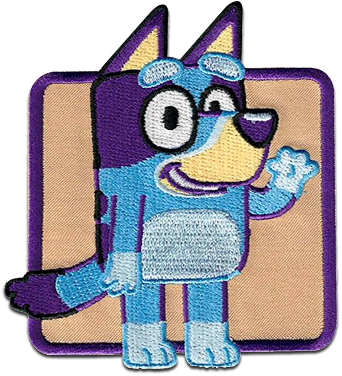 Bluey - Groet - Patch - Strijkapplicatie