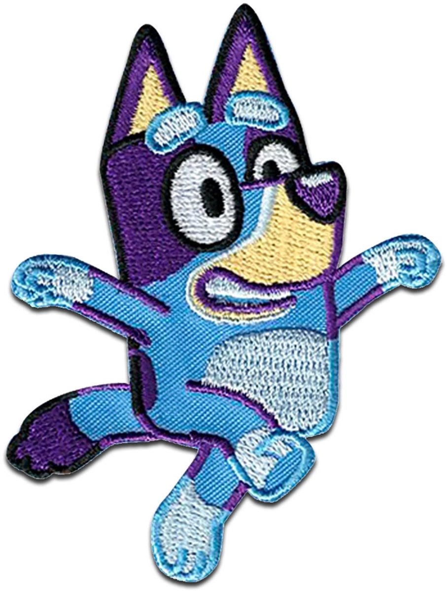 Bluey Bingo embleem - Patch - Strijkapplicatie