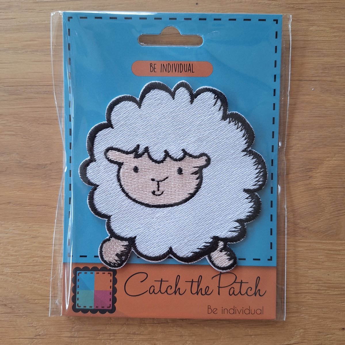 Schaap wit strijkembleem - Patch - Strijkapplicatie