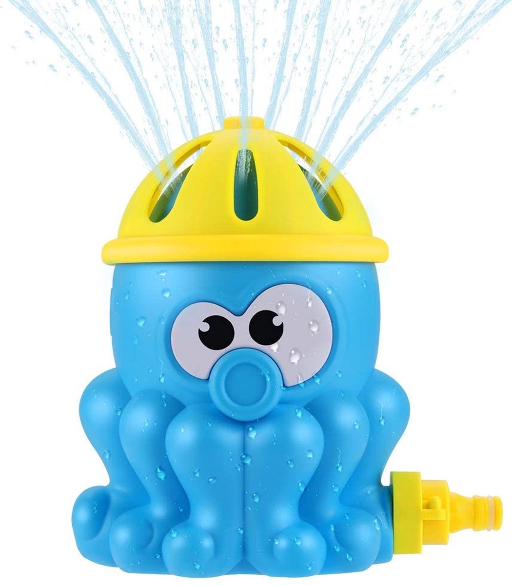 Sproeiende octopus / watersproeier / sprinkler / sproeier voor in de tuin (splash waterspeelgoed voor kinderen, verkoeling bij warme weer hittegolf zomer, waterspeelgoed!)
