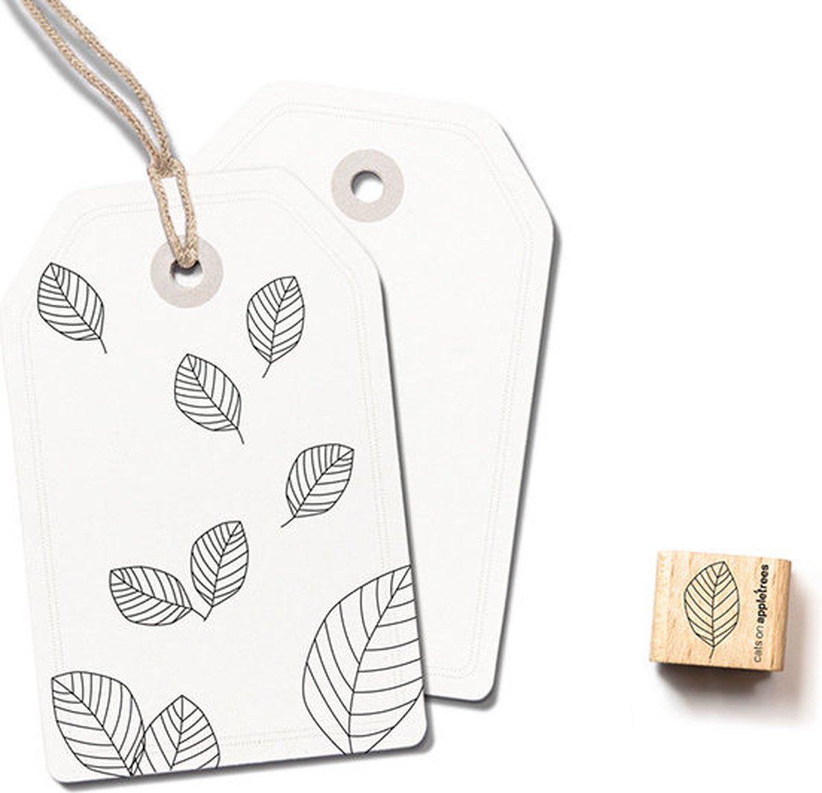 Cats on Appletrees Stamp - Plank Small