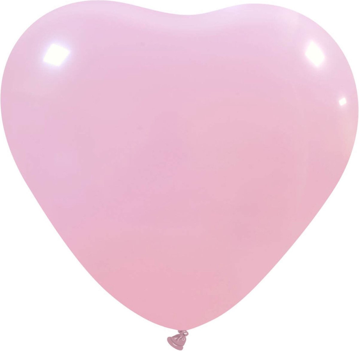 10 x ROZE Hartvormige ballonnen latex - 17