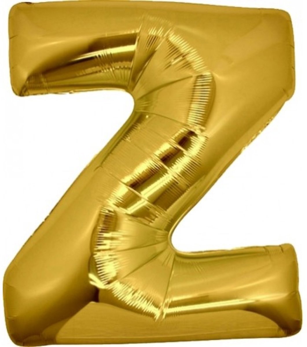 Folie MAXI ( 40inch) Letter Z Goud