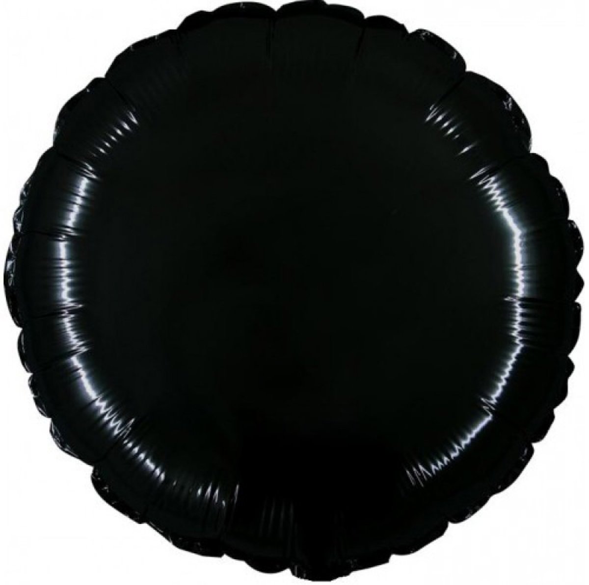 Folieballon Rond 18 Zwart