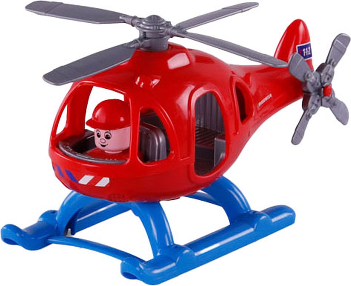 Cavallino Brandweerhelikopter met Speelfiguur, 29,5cm