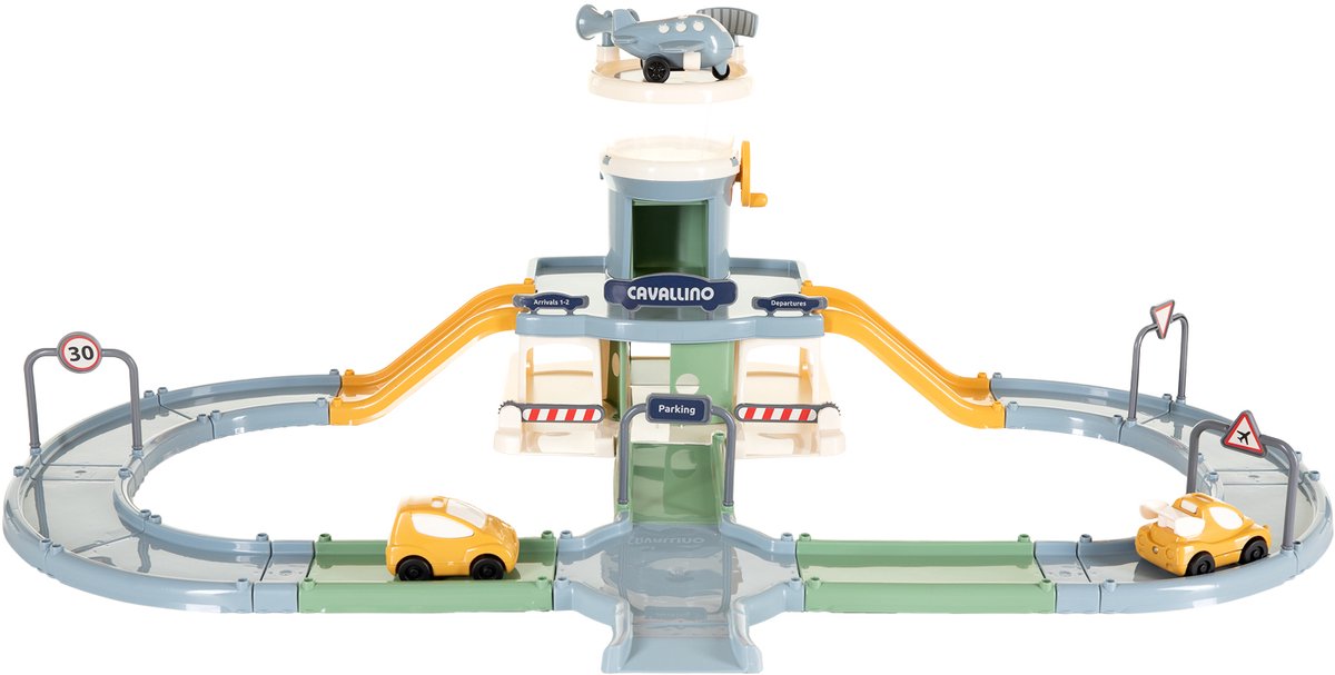 Cavallino Luchthaven met Parkeergarage en Straat Pastelkleuren