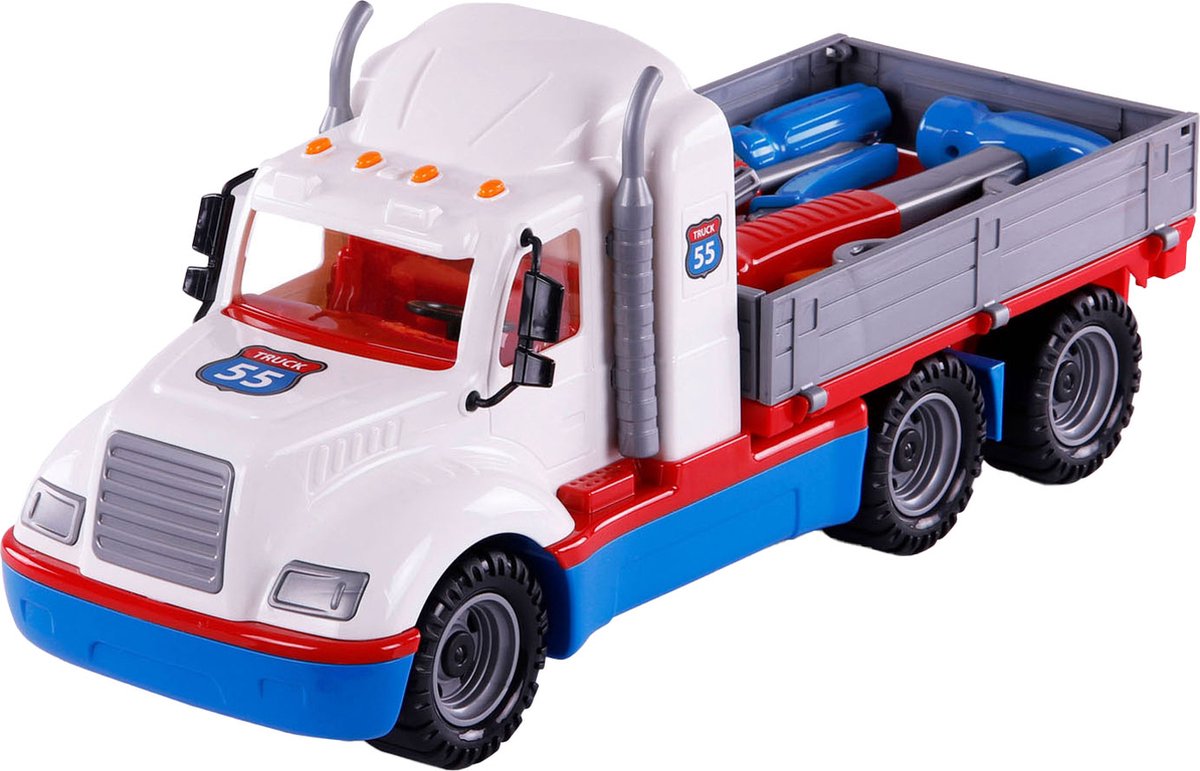 Cavallino Torpedo Vrachtwagen met 7 Gereedschappen, Schaal 1:16