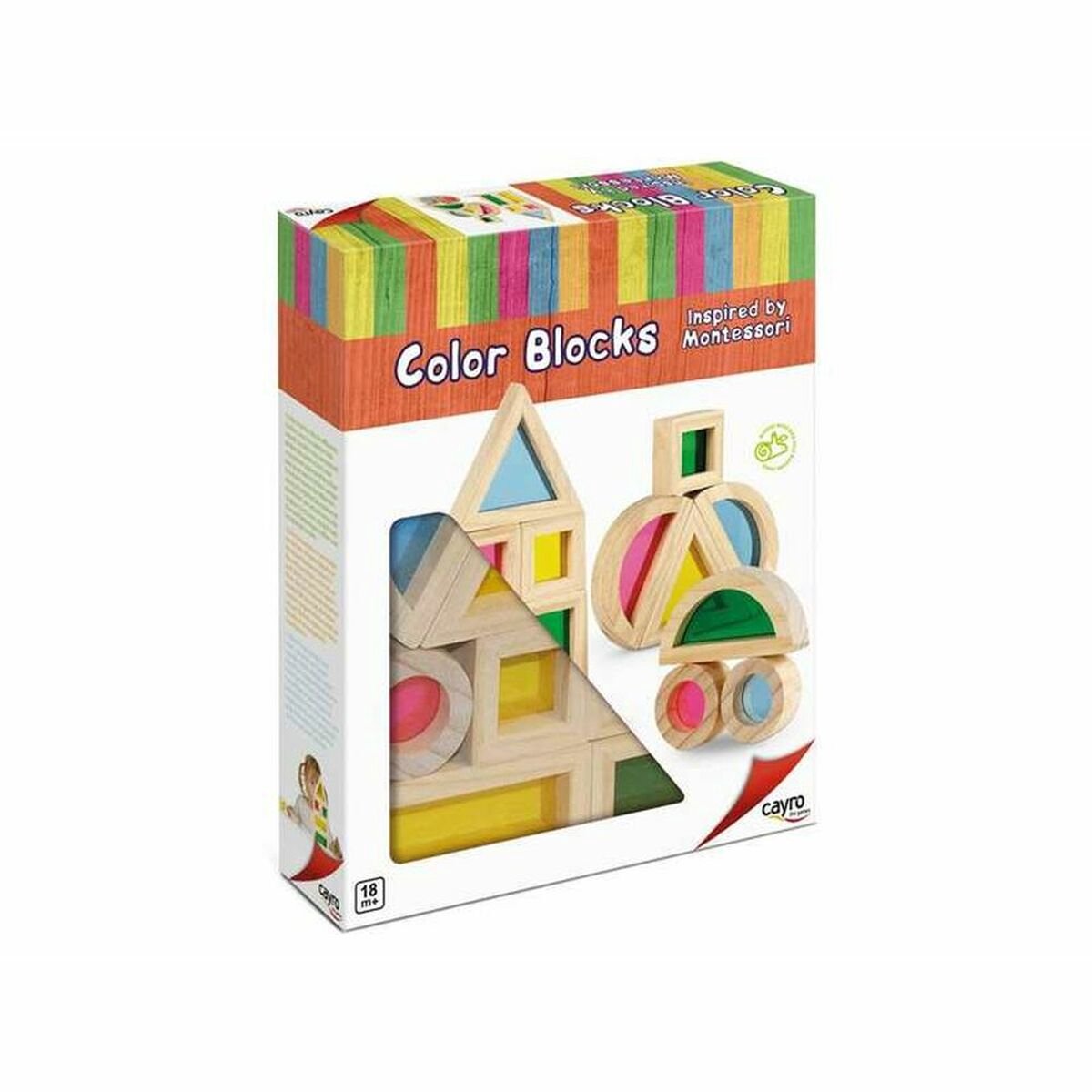 Puzzel Cayro Color Blocks Montessori