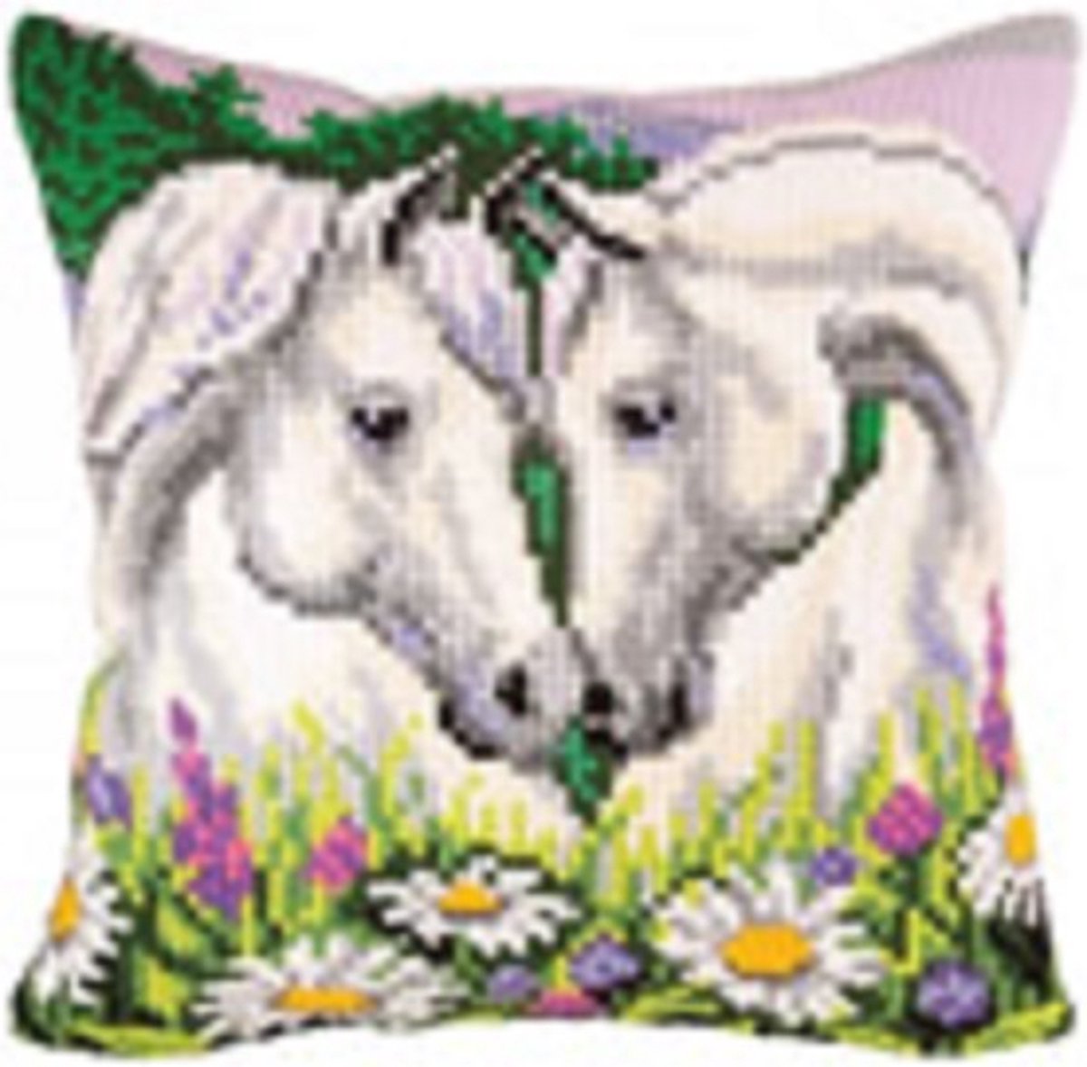 Kruissteekkussen Voorbedrukt CdA Nr  5431