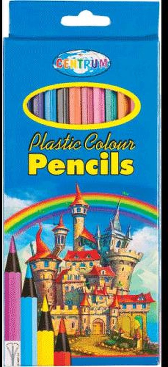 kleurpotloden kasteel 177mm 12 Stuks