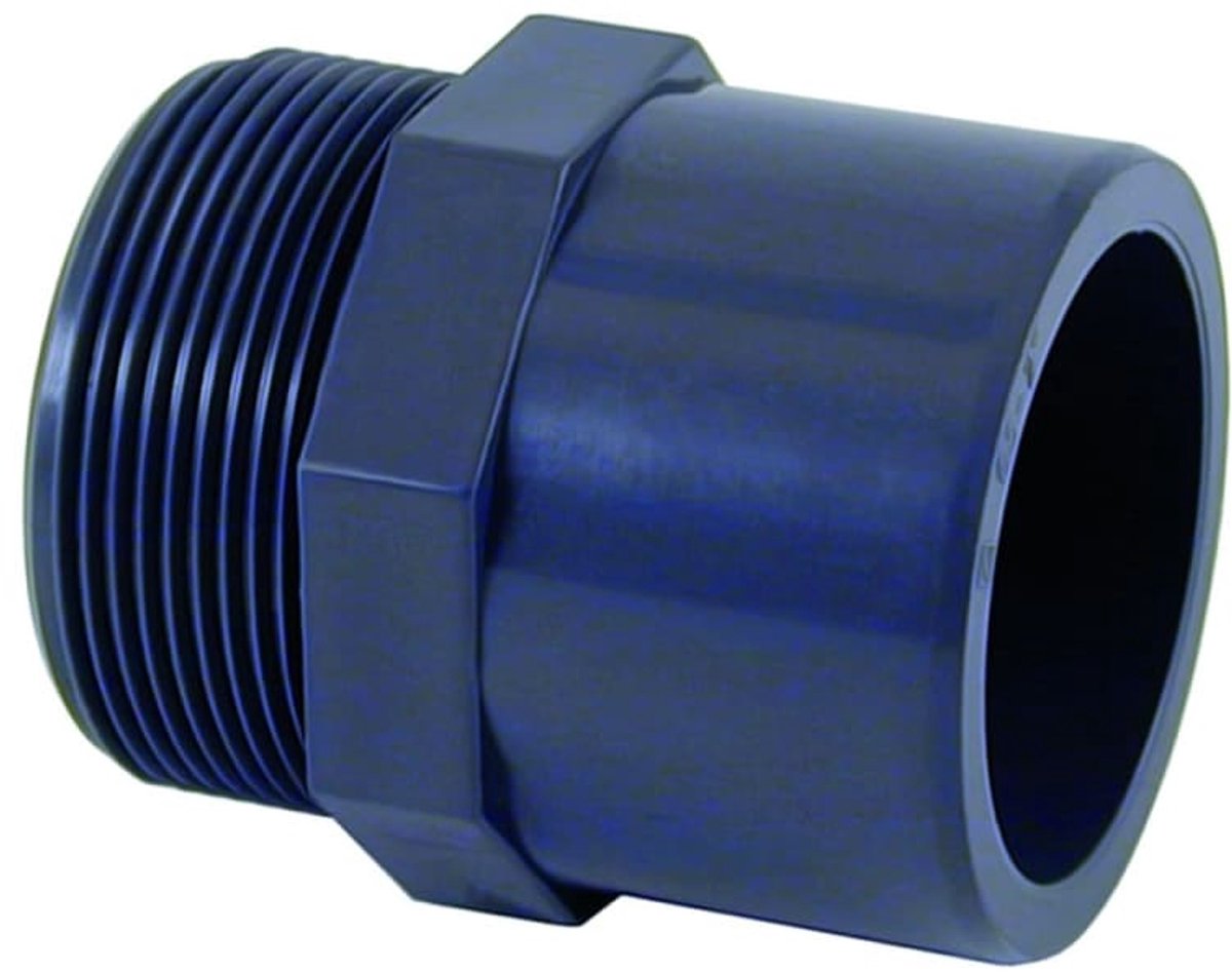 PVC overgangsmuffe 63-50mm: Veilige PVC buis koppeling voor vijver en zwembad