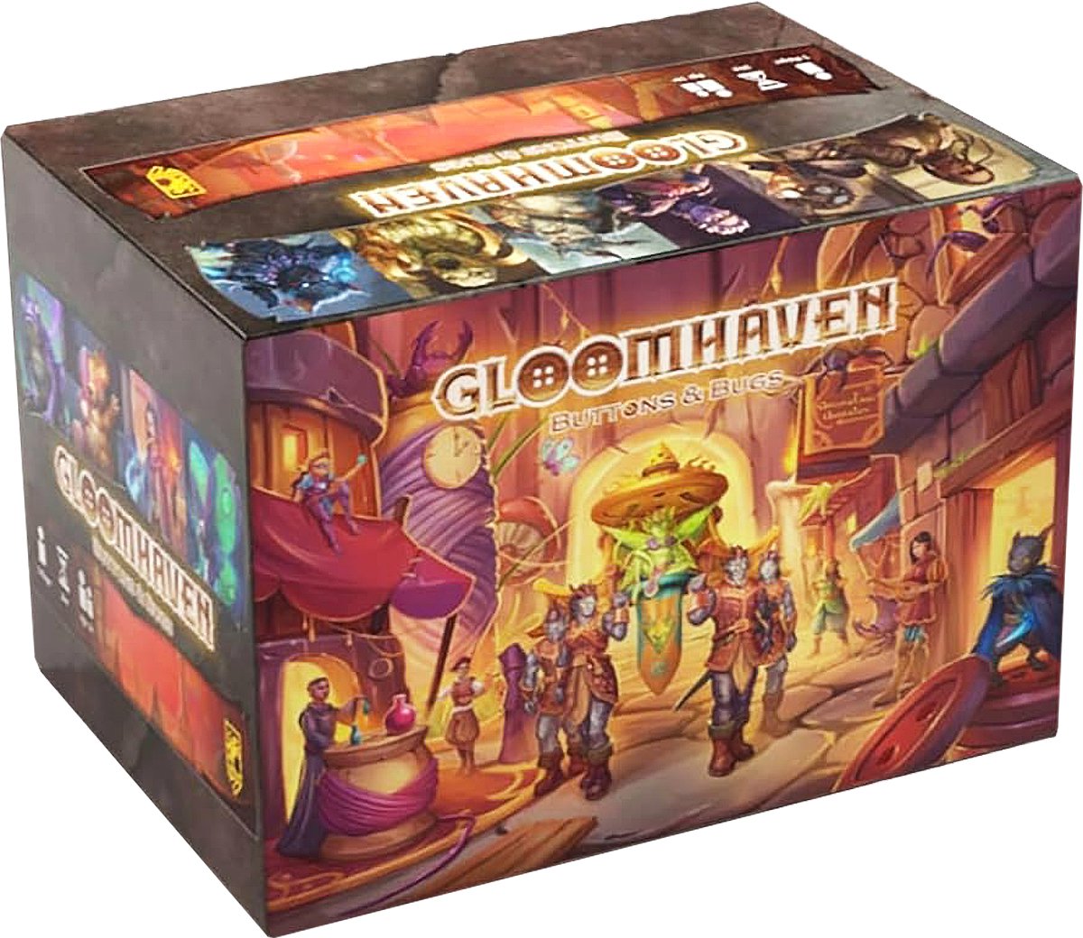 Gloomhaven Buttons & Bugs - Engelstalig Bordspel