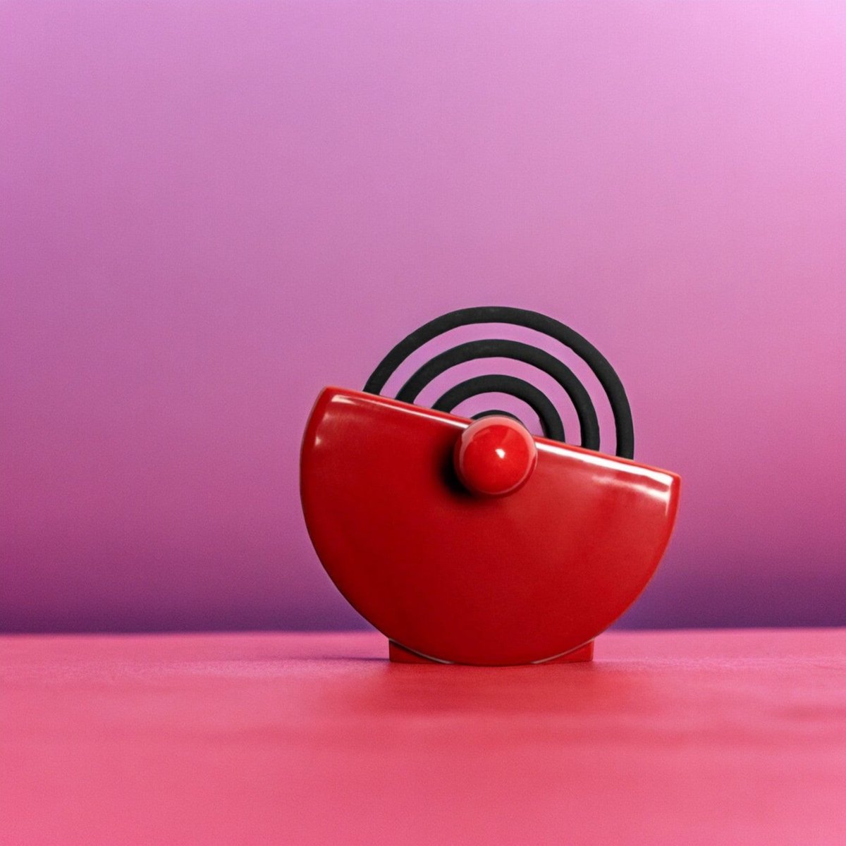 ZANZA ART. 2054 ROSSO OPACO CERAMICHE CRESCENTINI