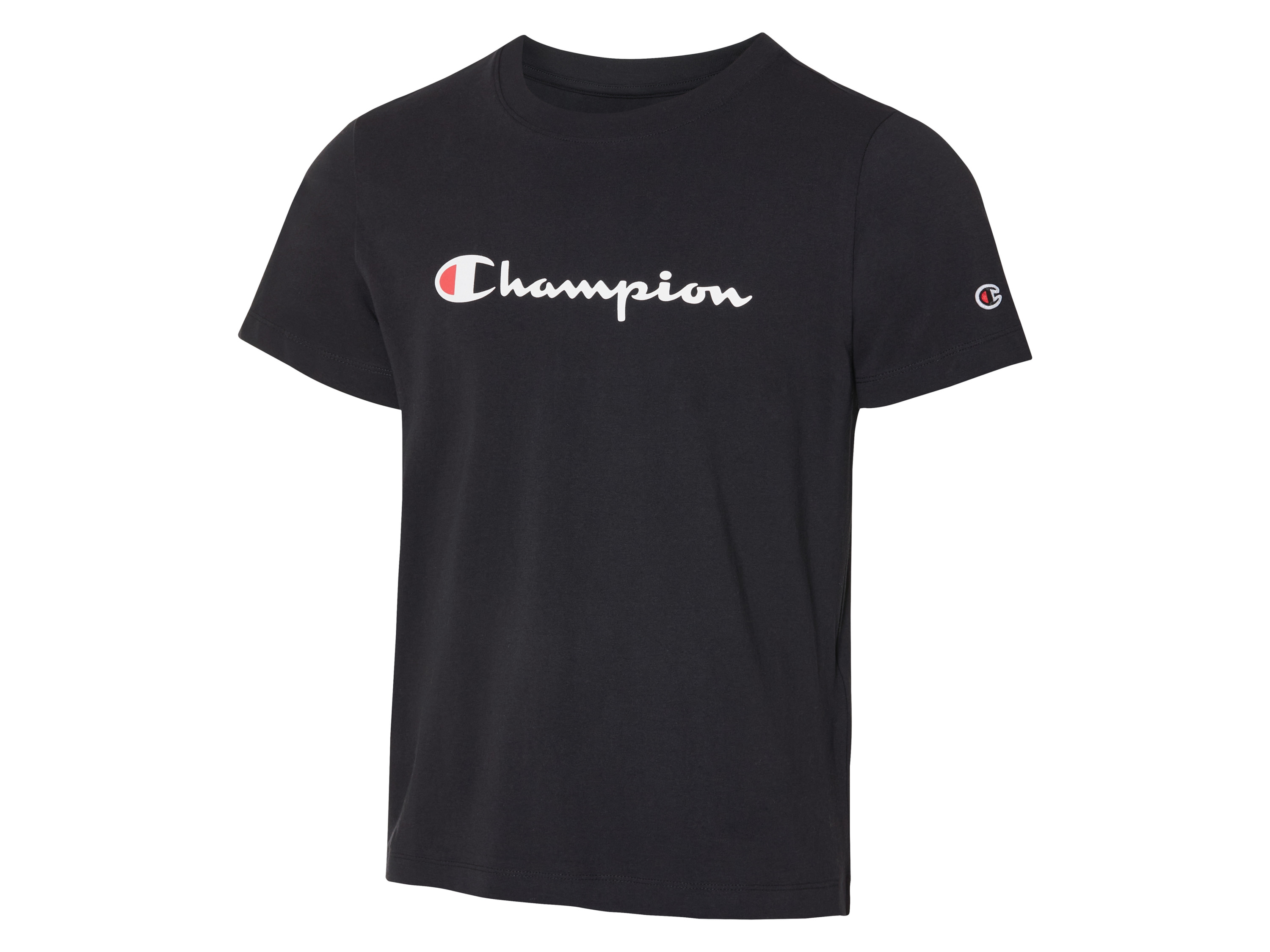 Champion Heren T-shirt (Zwart, XL)