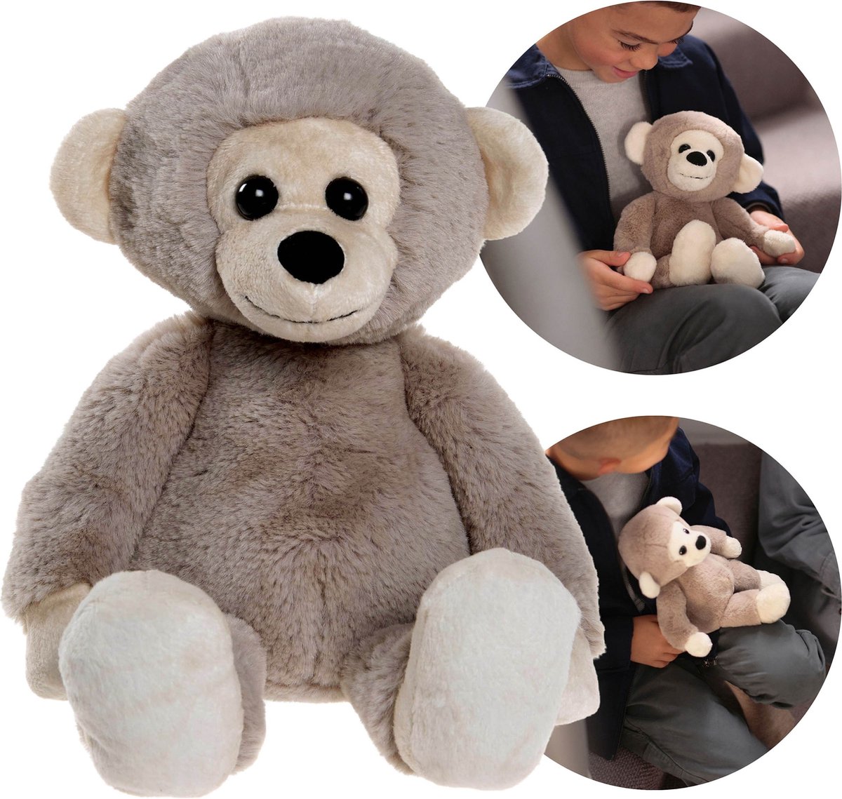 Charlie Bears Mascotte, Cheeky aapje, uit de Bear&Me serie, een unieke knuffel voor kinderen, 29 centimeter