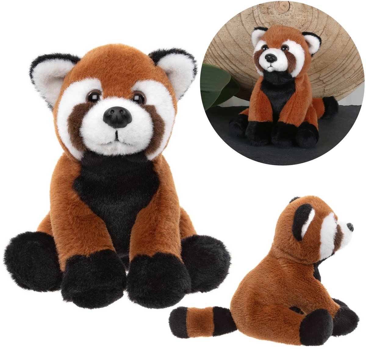 Charlie Bears Mascotte panda, uit de Cuddle Cubs serie, klein pluche ideaal voor babys, 13cm