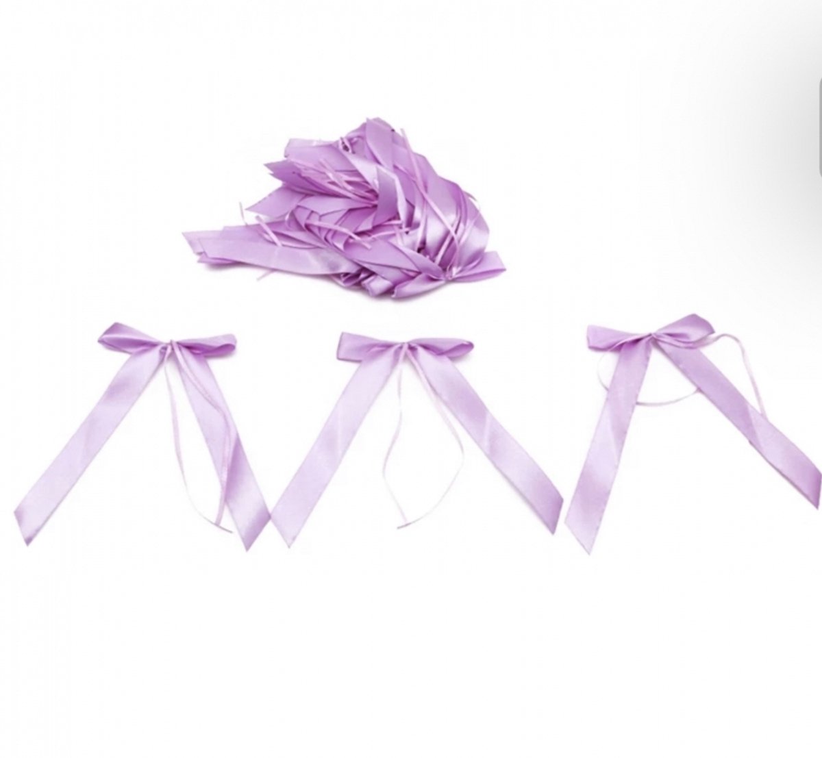 10 Auto lint-Lila/ Paars- Trouwen- versiering - Charme Bijoux