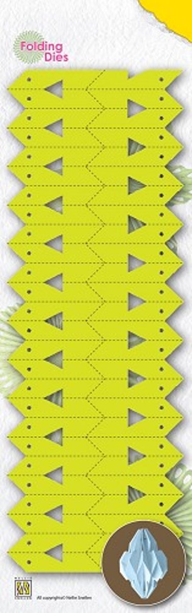 Nellie`s Rosette Folding Die oval ball