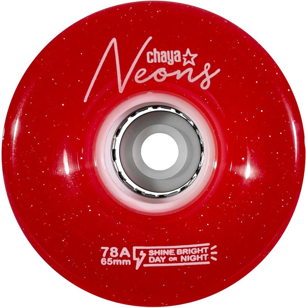 Chaya Neons Led Wielen Schaatsen 4 Eenheden Transparant 65 mm / 78A