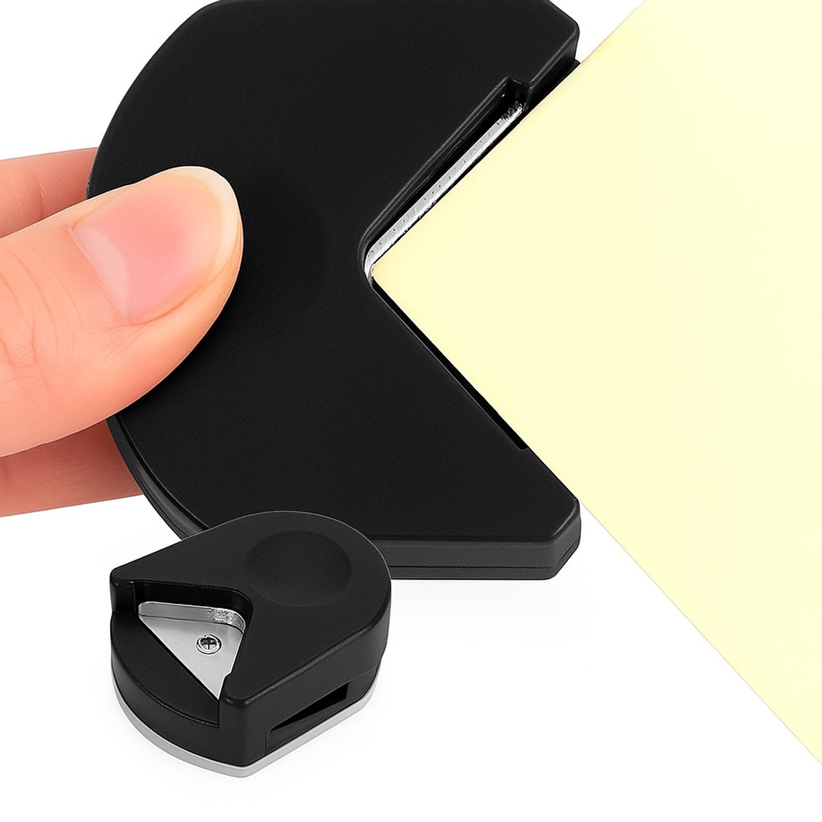 Hoekronder Papierpons I Figuurpons I Hoeksnijder I Hoek Afronder I Afgeronde Hoeken Maken I Zwart