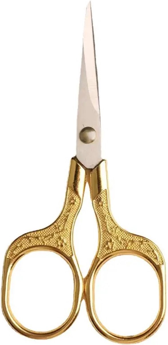 RVS Vintage Schaar I Draadschaar I Naaischaar I Borduurschaar I Knutselen I Draadschaar I Goud