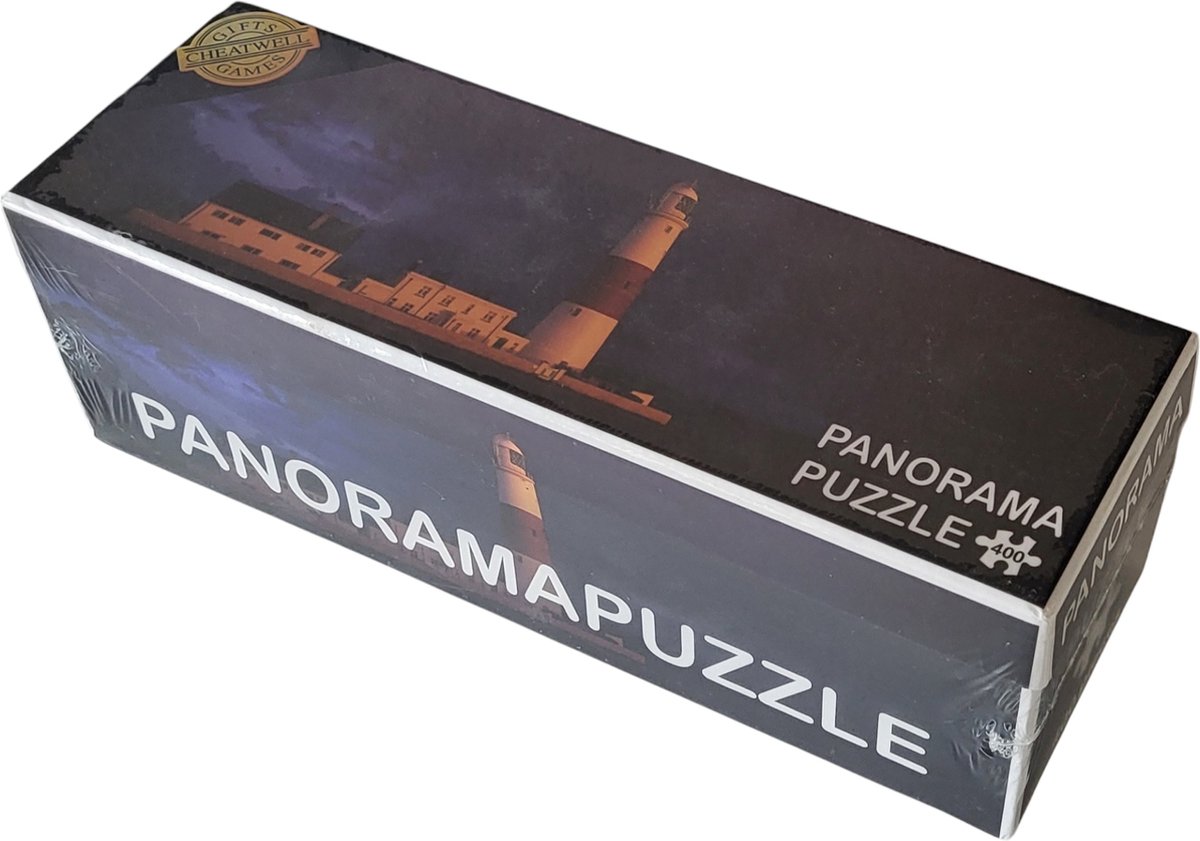 Portland Bill Lighthouse - Panorama Puzzel - 400 Stukjes