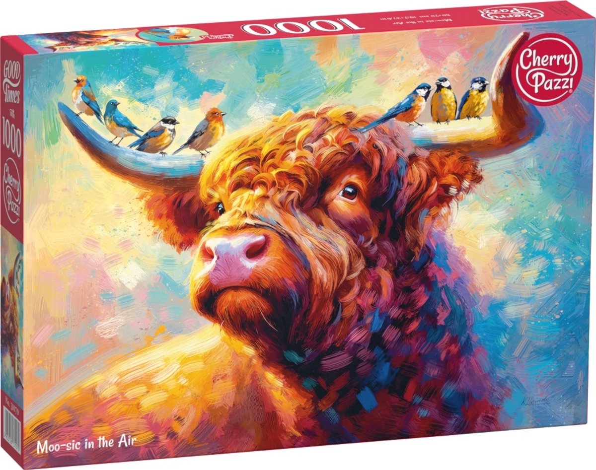Moo-sic in the Air Puzzel 1000 Stukjes