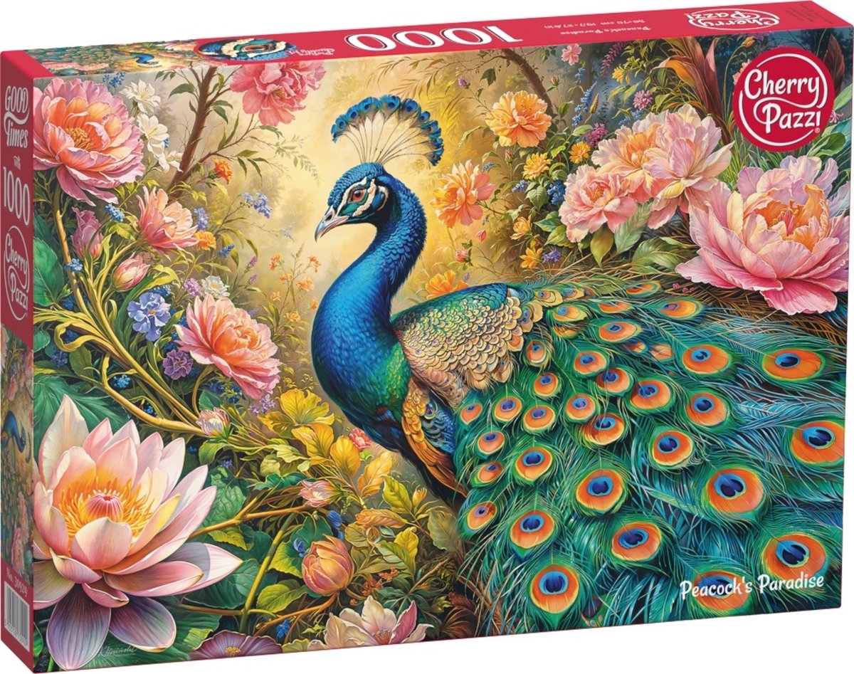 Peacock’s Paradise Puzzel 1000 Stukjes
