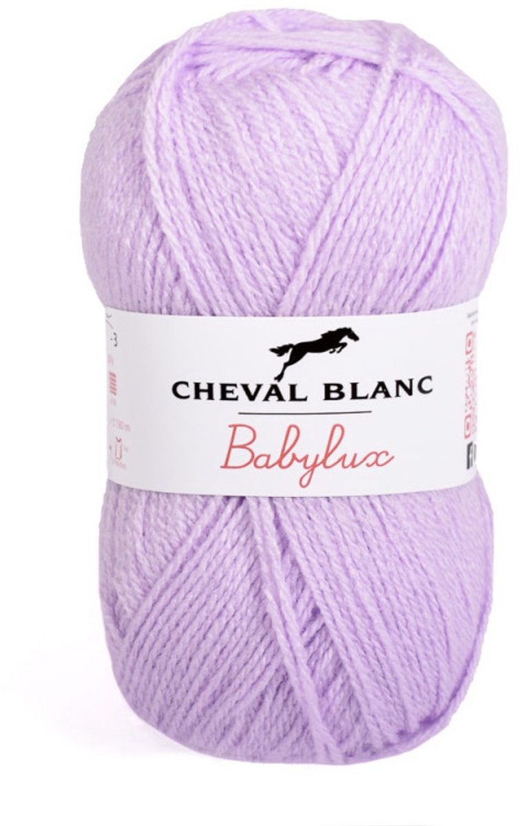 Babylux lila (256) dun acryl garen voor haken - 50 grams met 165 meter- haakgaren - breigaren