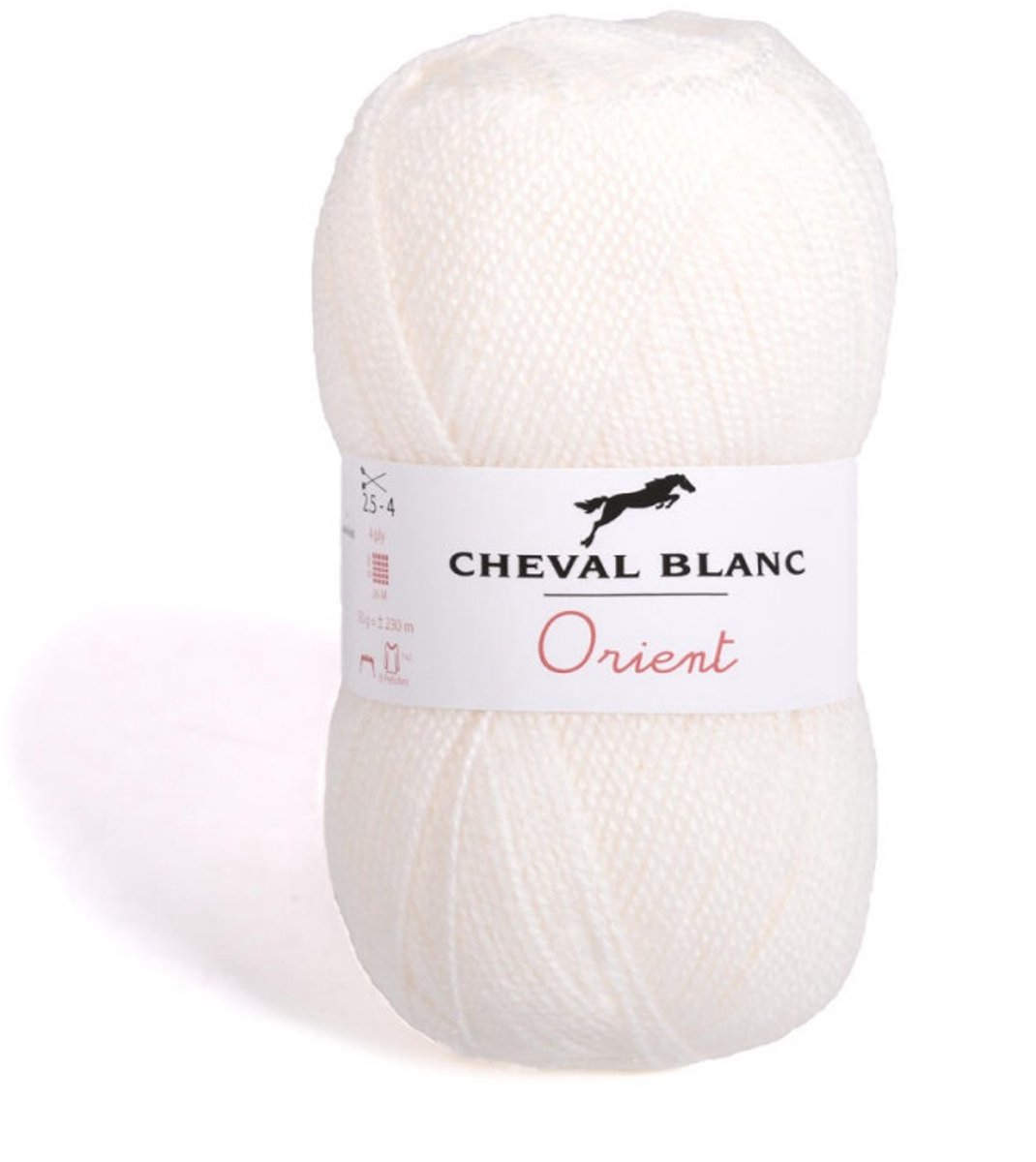 Orient Dun Acrylgaren - 5 bollen van 50 gram - Ecru (016) - pendikte 2,5/3 mm.