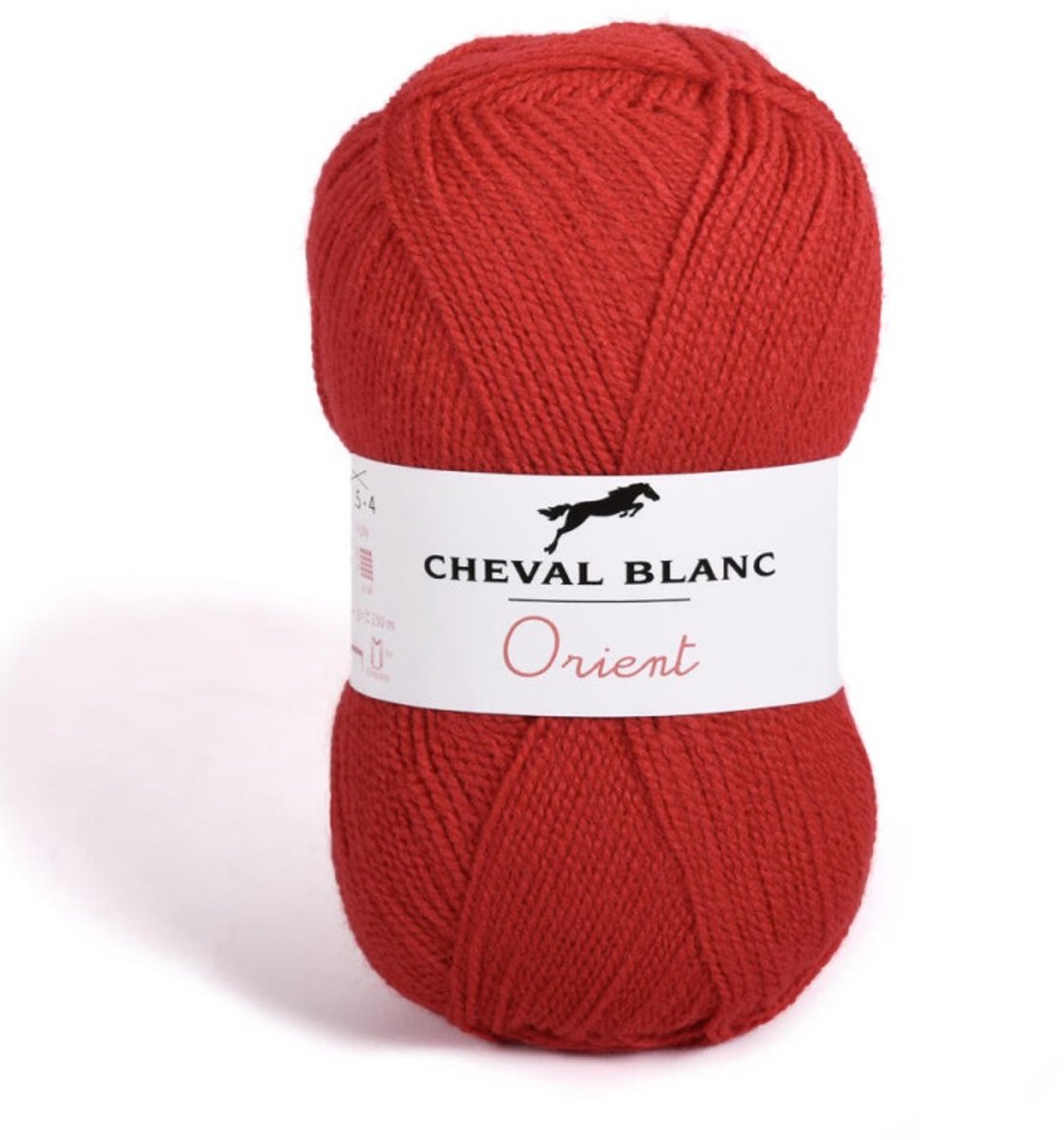 Orient Dun Acrylgaren - 5 bollen van 50 gram - Rood (004) - pendikte 2,5/3 mm.