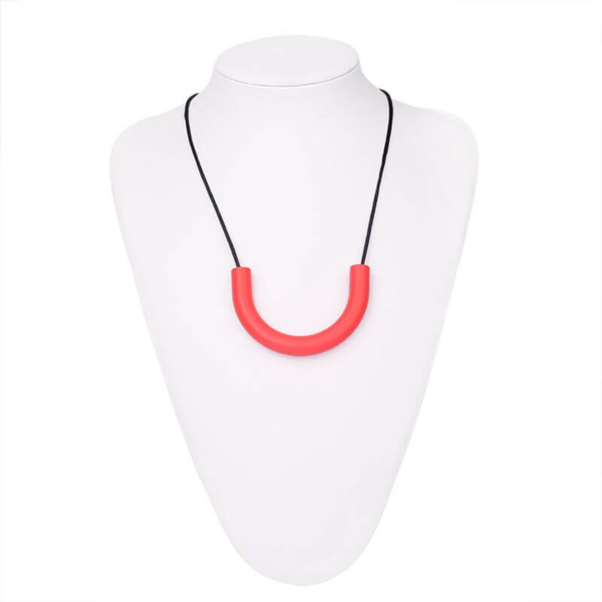   Bijtketting Curve Rood
