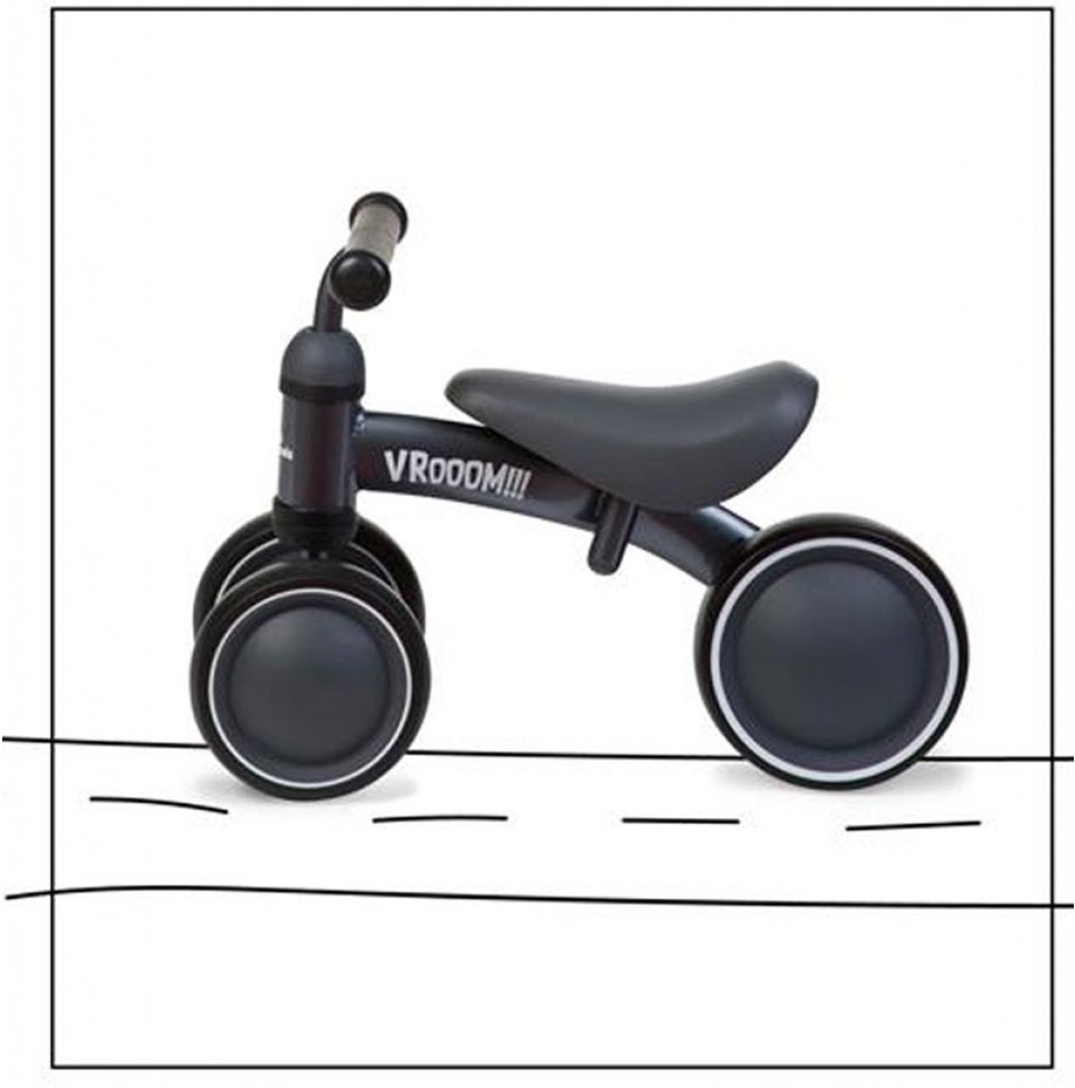 Childhome Babyfiets Vroom Grijs - Loopfiets