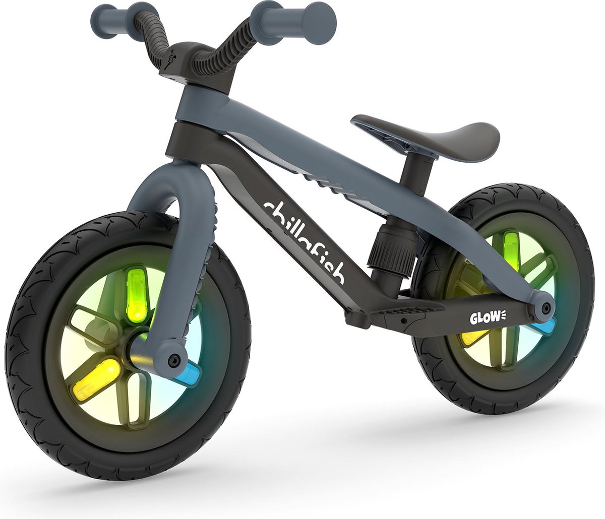 BMXie GLOW - Chillafish loopfiets met oplichtende 12 inch wielen