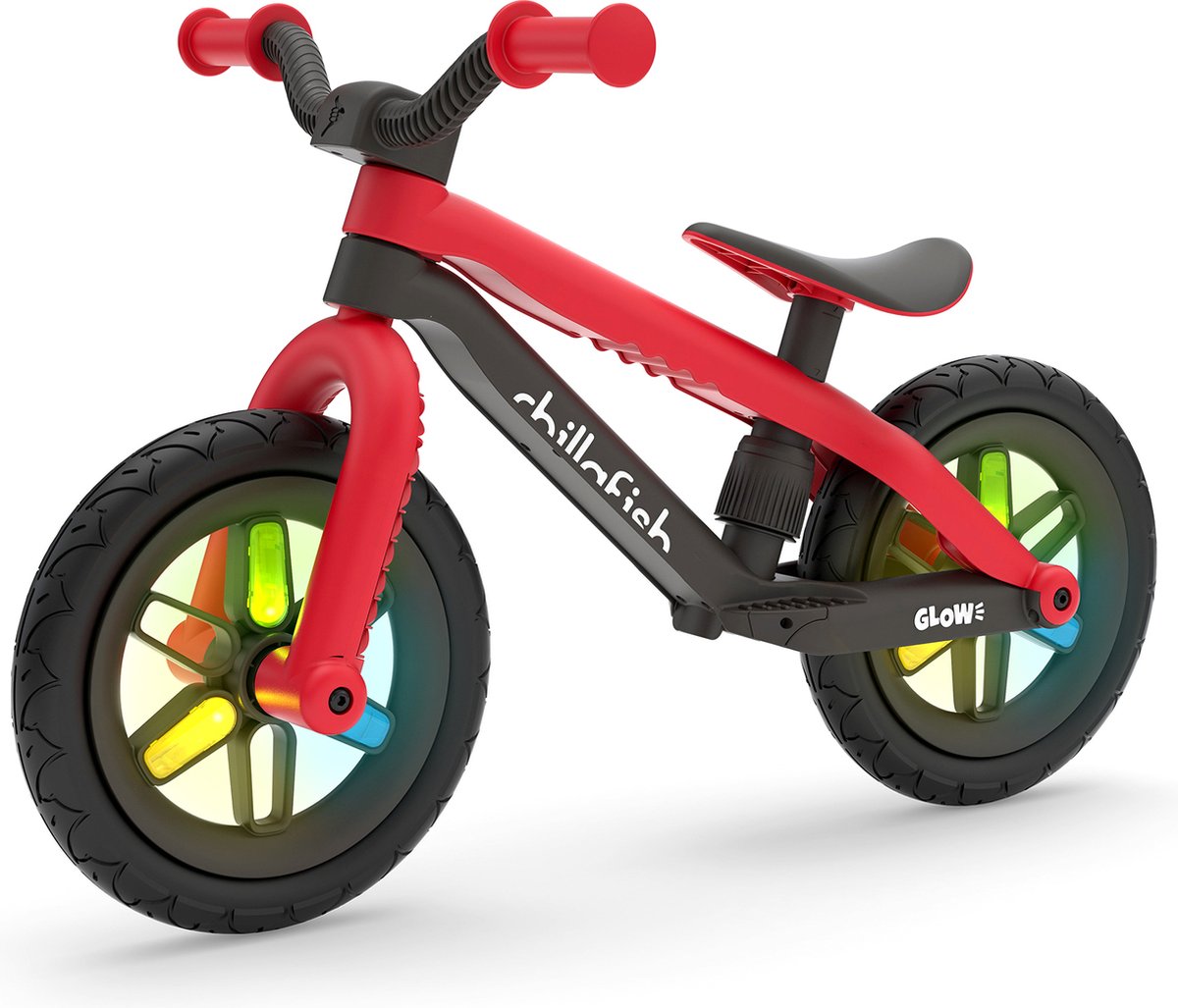 BMXie GLOW - Chillafish loopfiets met oplichtende 12 inch wielen