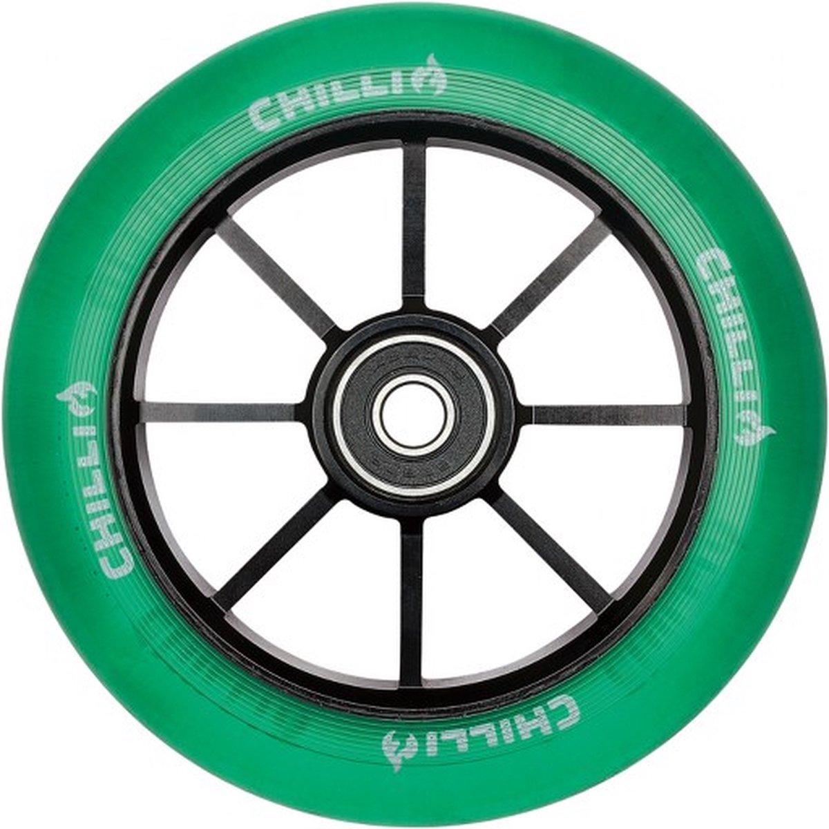   Wiel Base (s) En Rocky - 110 Mm - Candy Groen