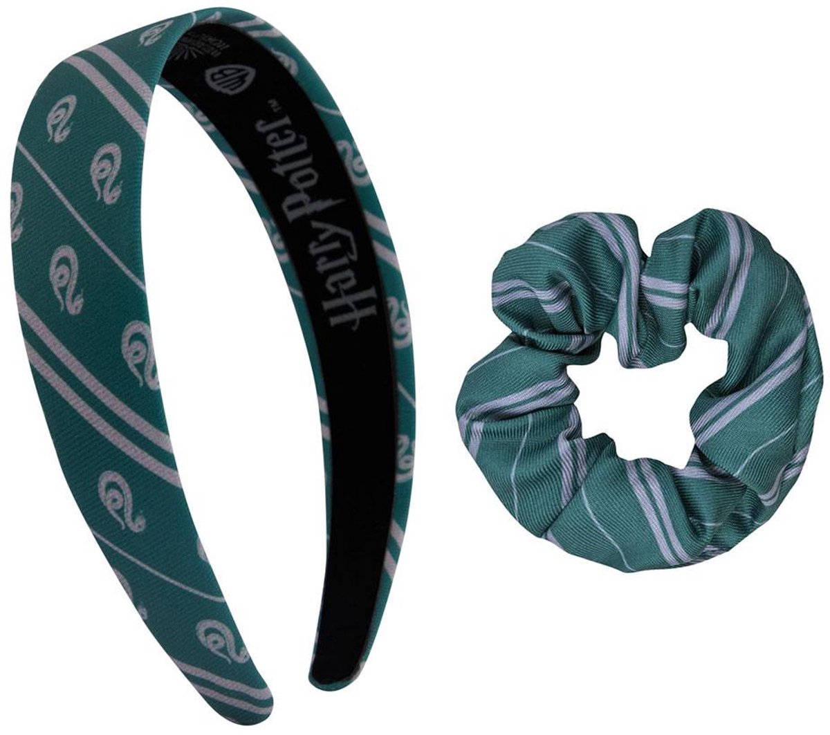 Cinereplicas Harry Potter - Slytherin - Zwadderich Haarband - Scrunchie