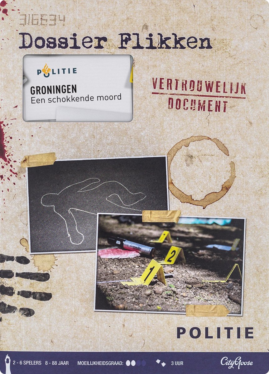 Stadsspel: Dossier Flikken Groningen - de Schokkende Moord