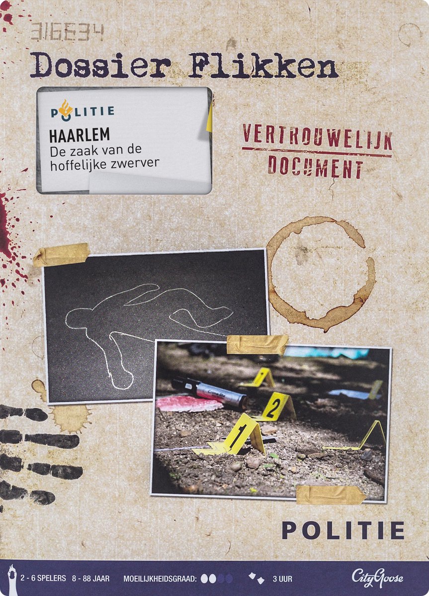 Stadsspel: Dossier Flikken Haarlem - moord op de hoffelijke zwerver