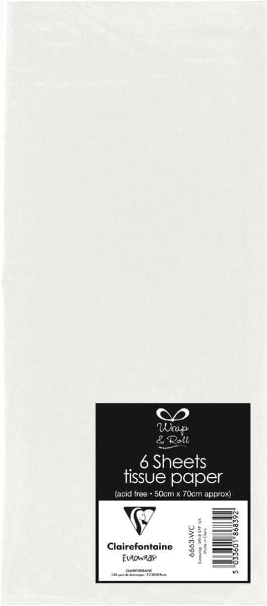   zijdepapier, (B)500 x (H)700 mm, wit