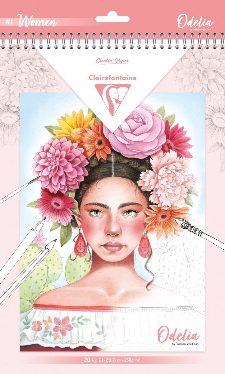 Kleurboek Odelia 1 Women - Emmanuelle Colin