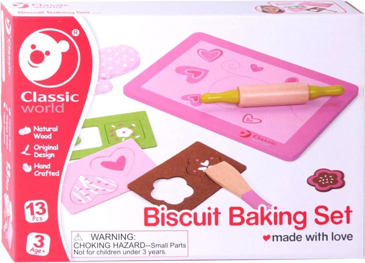 Klassieke wereld speelgoed bakset